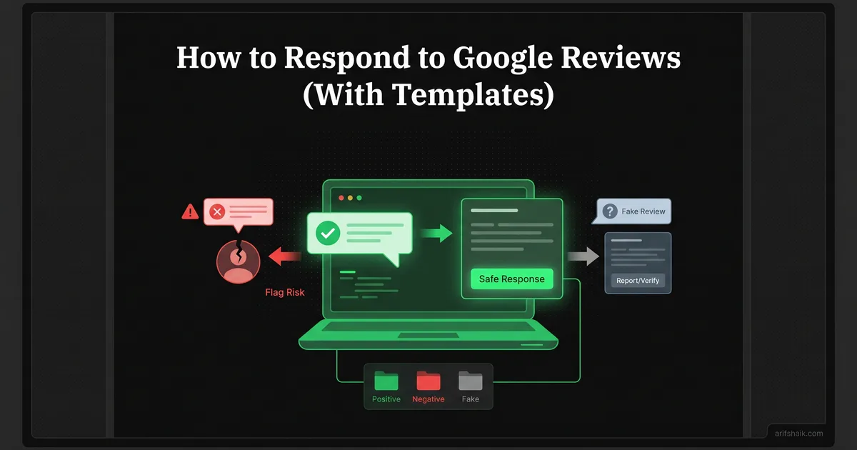 Business owner responding to Google reviews on a laptop with star rating notifications on screen