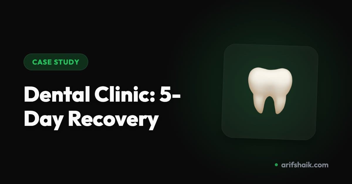 Modern dental clinic reception