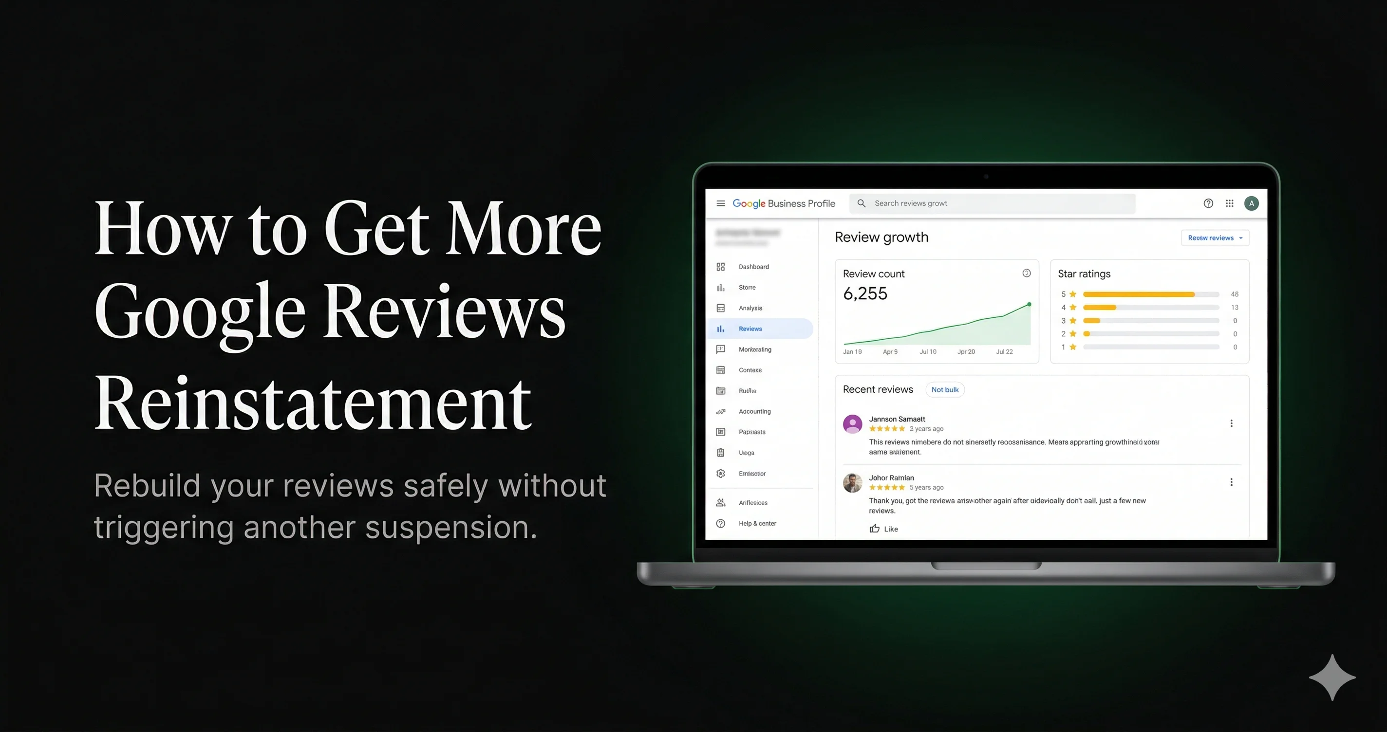 How to get more Google reviews after GBP reinstatement